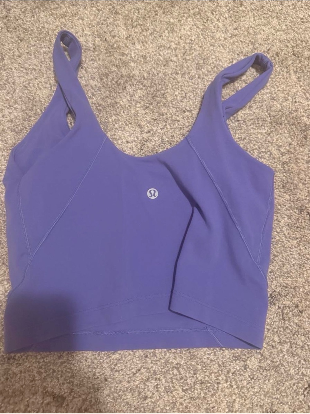 lululemon athletica Lavender Athletic Crop Tank